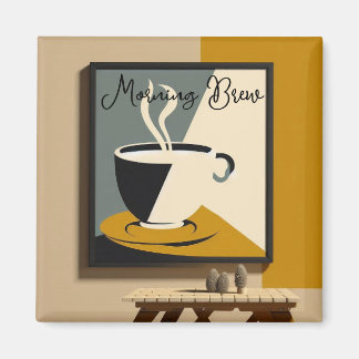 Imã Café da Manhã Decoração para Acordar