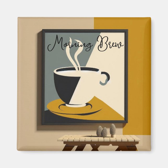 Imã Café da Manhã Decoração para Acordar (Frente)