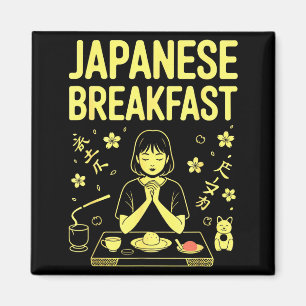 Imã Café da Manhã Japonês Chá de Arroz Miso Zen Gráfic