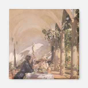 Imã Café da Manhã na Loggia de John Singer Sargent