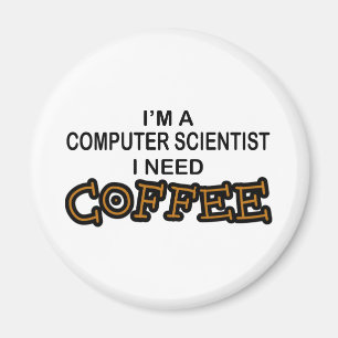 Imã Café da necessidade - cientista de computador