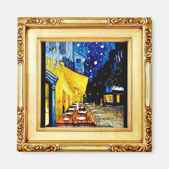 Imã Café da Noite, Van Gogh, Arte, Magnet (Frente)