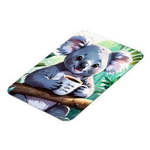 Ímã Café da Selva de Cozy Koala
