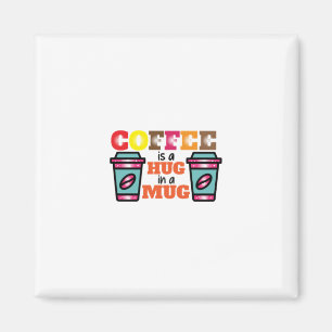 Imã Café De Arte É Um Abraço Em Uma Caneca
