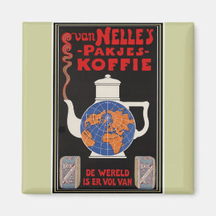 Imã Café de Van Nelle - propaganda do vintage
