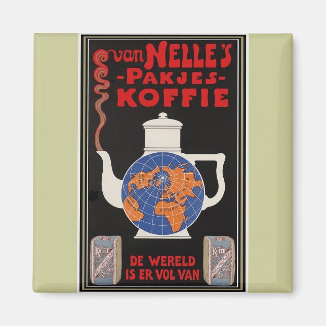 Imã Café de Van Nelle - Publicidade venenosa (Frente)