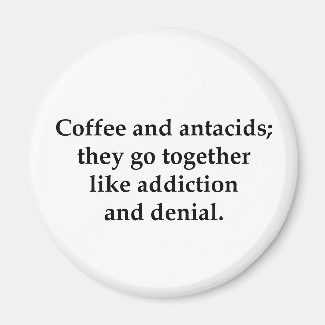 Imã Café e antiácidos, eles se juntam (Frente)