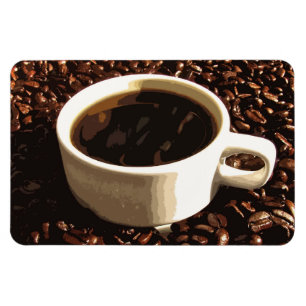 Ímã Café e feijões