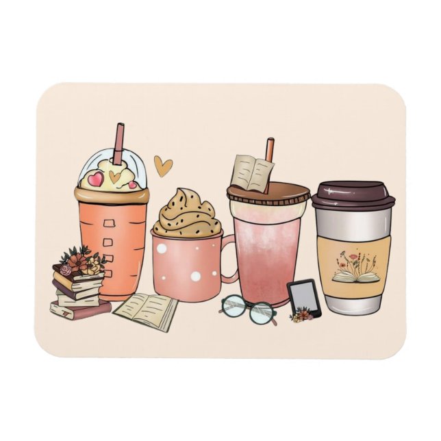 Ímã Café e Literatura (Horizontal)