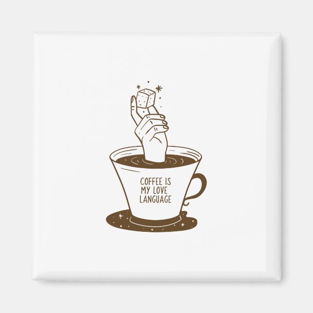 Imã Café É Minha Língua De Amor (Frente)