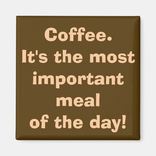 Imã Café é o mais importante ímã de rações (Frente)