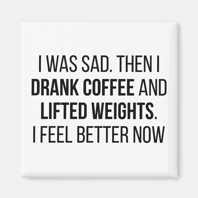 Imã Café e Pesos (Frente)