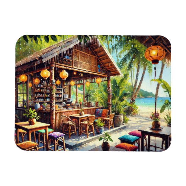 Ímã Café em Koh Samui (Horizontal)