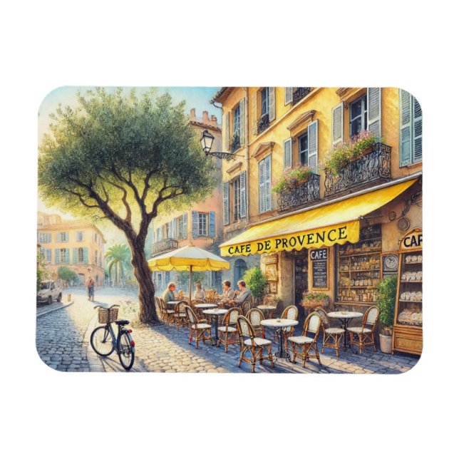 Ímã Café em Nice France Mug (Horizontal)