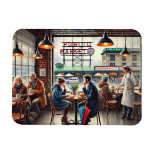 Ímã Café em Rainy Seattle
