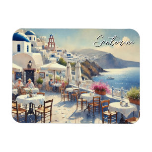 Ímã Café em Santorini