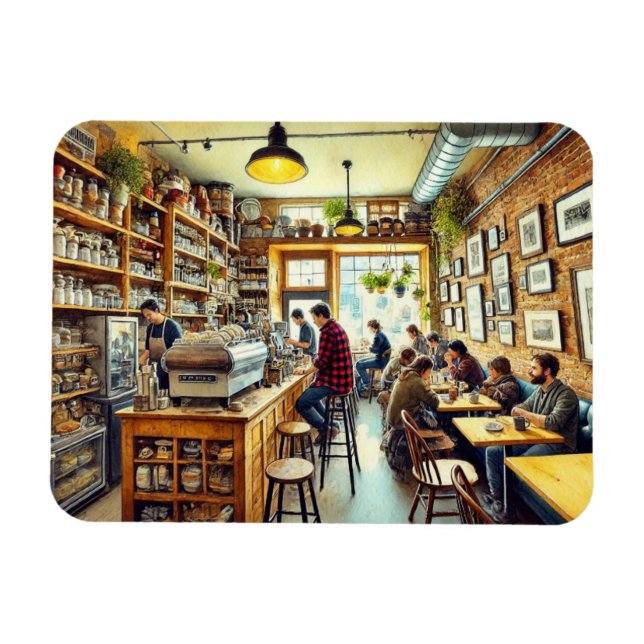 Ímã Café em Vancouver Mug (Horizontal)