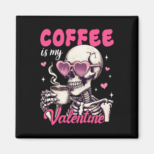 Imã Café Esqueleto É Meu Namorado Engraçado Dia Dos Na