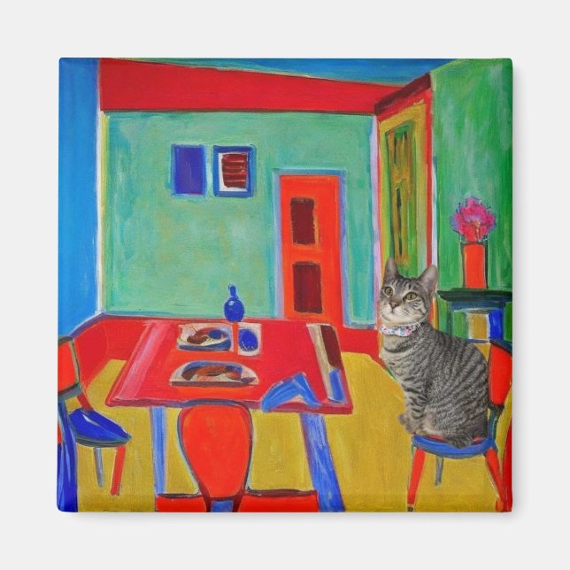 Imã Café gatinho (Frente)