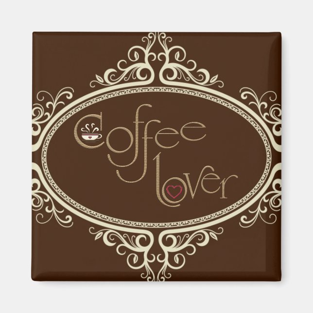 Imã café glamouroso (Frente)
