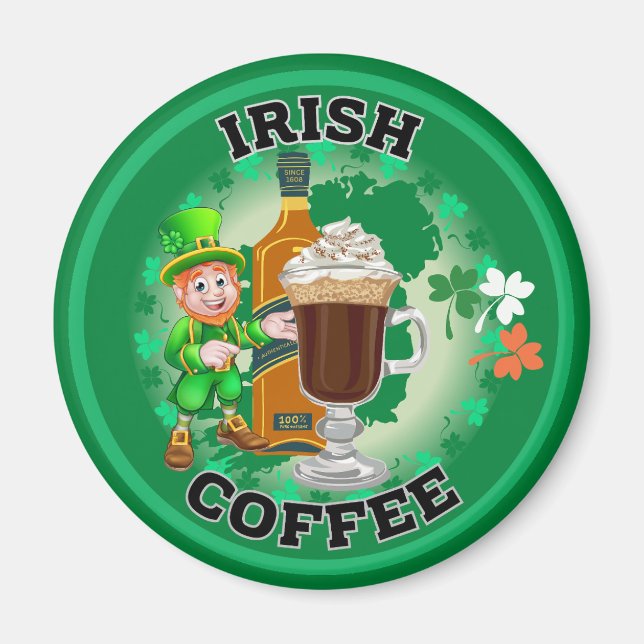 Imã Café Irlandês - Um Elixir. (Frente)