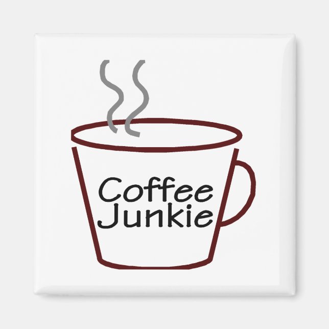 Imã Café Junkie (Frente)