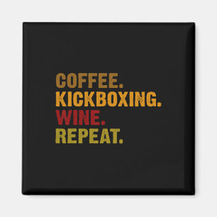 Imã Café Kickboxing Vinho Repita