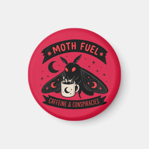 Imã Café Mothman Combustível de Mariposa Cafeína e Con