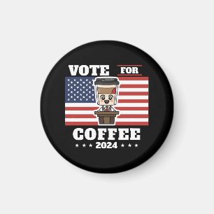 Imã Café para presidente, vote no café