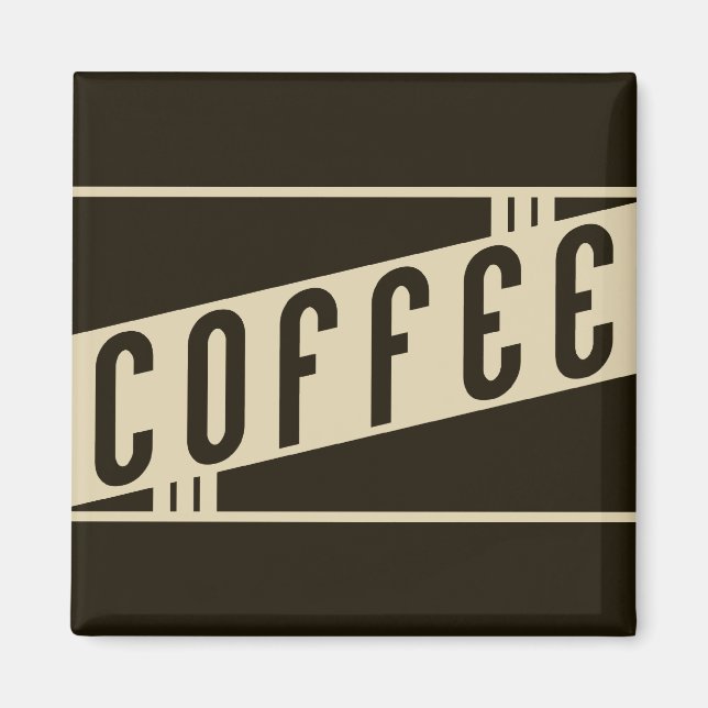 Imã café retrô (Frente)