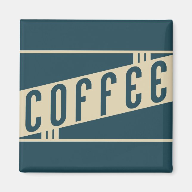 Imã café retrô (Frente)