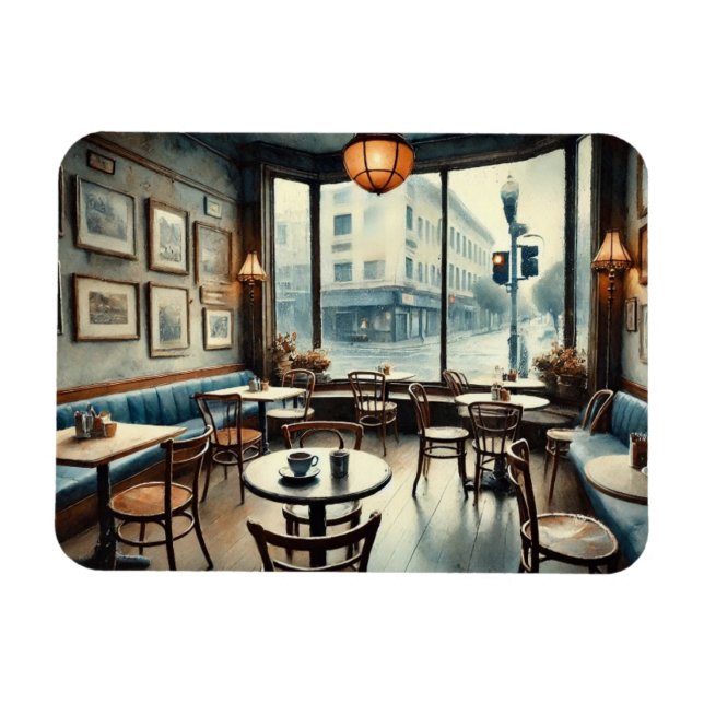 Ímã Café Silencioso em São Francisco (Horizontal)