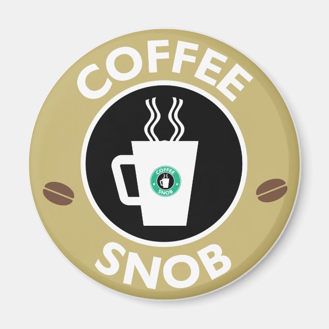 Imã Café Snob, Café Humor (Frente)