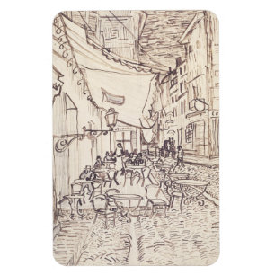 Ímã Cafe Terrace à Noite, Belas Artes, Van Gogh
