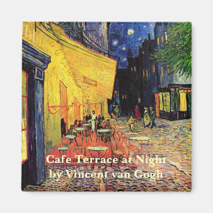 Imã Café Terrace à noite por Vincent van Gogh