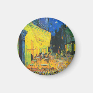 Imã Café Terrace At Night Arte Fina de Vincent Van Gog