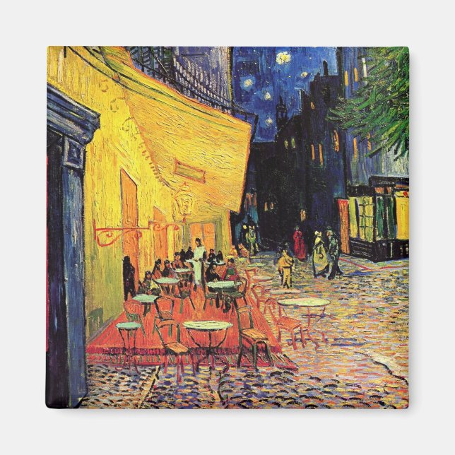 Imã Café Terrace Place du Forum Van Gogh Fine Art (Frente)