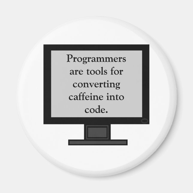 Imã Cafeína em Code Magnet (Frente)