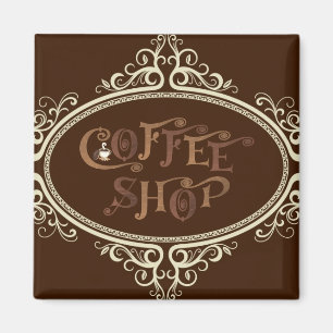 Imã cafetaria glamoroso