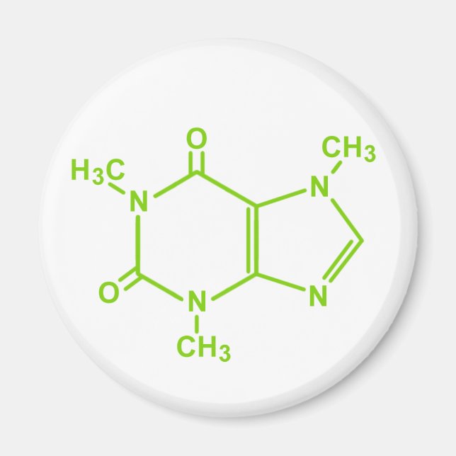 Imã Caffeine Molecule (Frente)