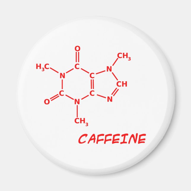 Imã Caffeine Molecule (Frente)