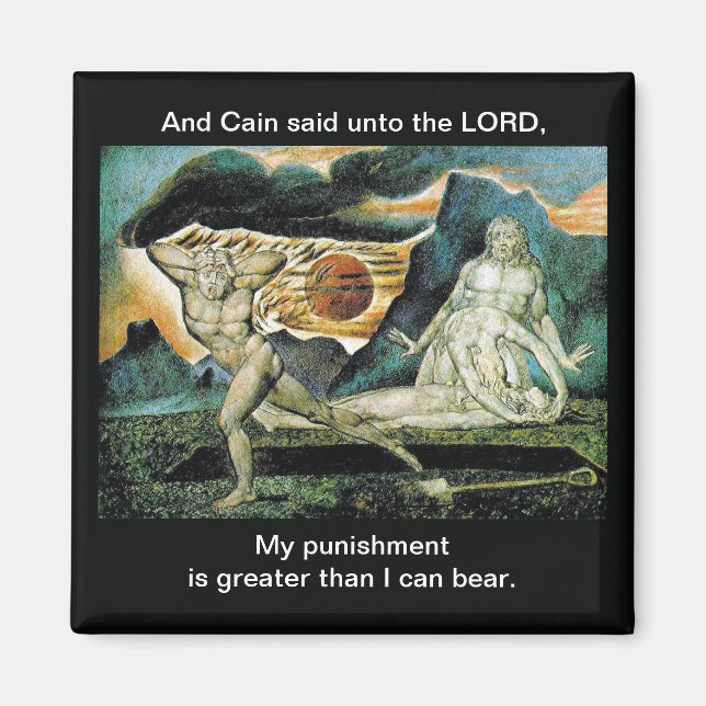 Imã Cain e Abel - Magnet (Frente)