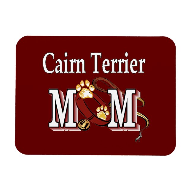 Ímã Cairn Terrier Dog MOM (Horizontal)