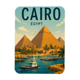 Ímã Cairo Egito Pirâmides Rio Nilo Cidade Antiga