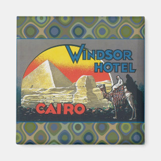 Imã Cairo Egito Viagens vintage Magnet