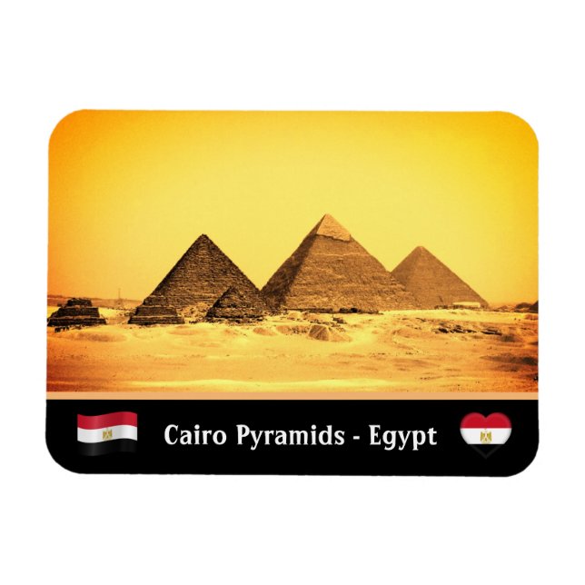 Ímã Cairo, Pirâmides Egípcias - Egito Antigo/UNESCO (Horizontal)