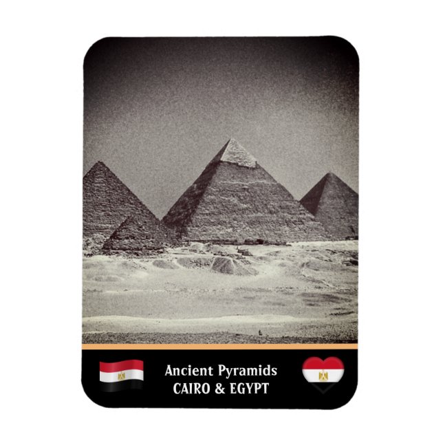 Ímã Cairo, Pirâmides Egípcias - Egito Antigo/UNESCO (Vertical)