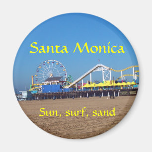 Imã Cais da praia de Santa Monica