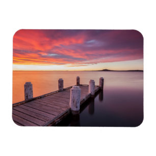 Ímã Cais no lago Illawarra