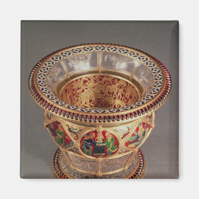 Imã Caixa com plique-a-jour e cloisonne (Frente)